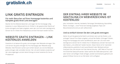 Desktop Screenshot of gratislink.ch