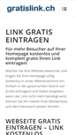 Mobile Screenshot of gratislink.ch